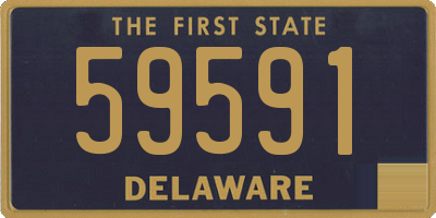 DE license plate 59591