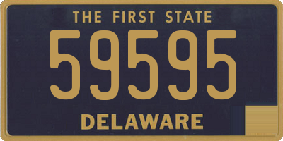 DE license plate 59595
