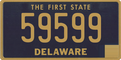 DE license plate 59599