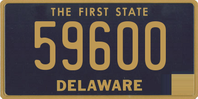 DE license plate 59600