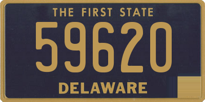 DE license plate 59620
