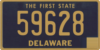 DE license plate 59628