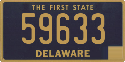 DE license plate 59633