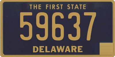 DE license plate 59637
