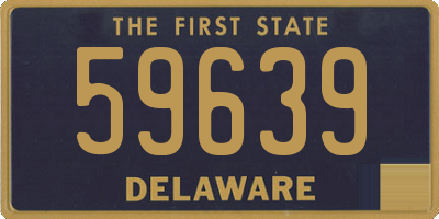DE license plate 59639