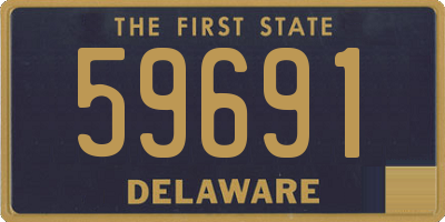 DE license plate 59691
