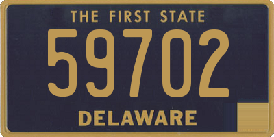 DE license plate 59702