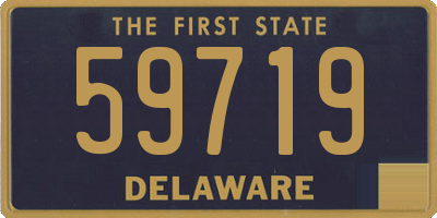 DE license plate 59719