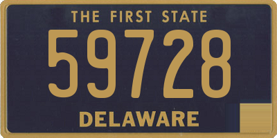 DE license plate 59728