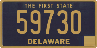 DE license plate 59730