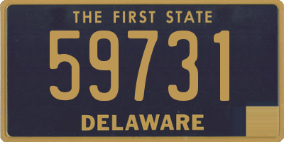 DE license plate 59731