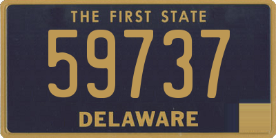 DE license plate 59737
