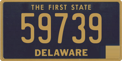 DE license plate 59739