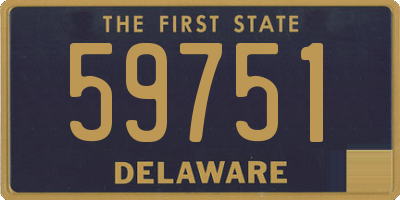 DE license plate 59751
