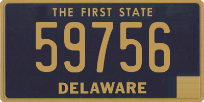DE license plate 59756