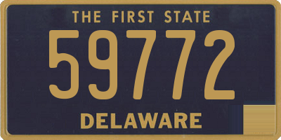 DE license plate 59772