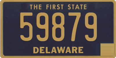 DE license plate 59879