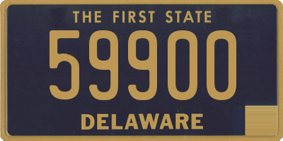 DE license plate 59900