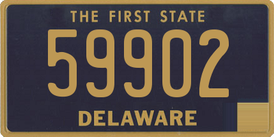 DE license plate 59902