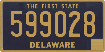 DE license plate 599028
