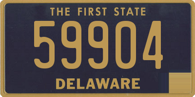 DE license plate 59904