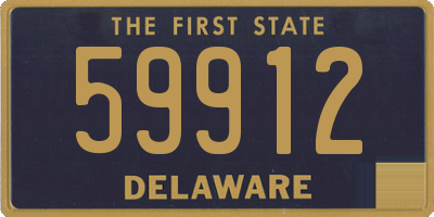 DE license plate 59912