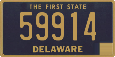 DE license plate 59914