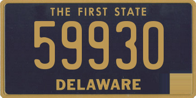 DE license plate 59930