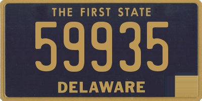DE license plate 59935