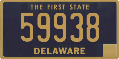 DE license plate 59938
