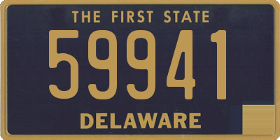 DE license plate 59941