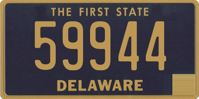 DE license plate 59944