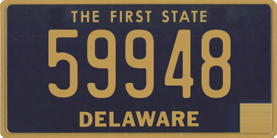 DE license plate 59948