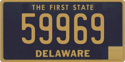DE license plate 59969