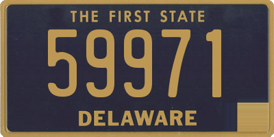 DE license plate 59971