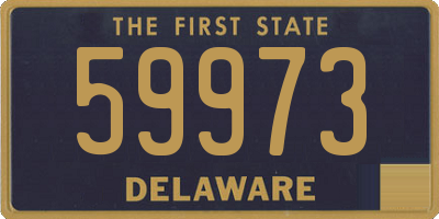 DE license plate 59973
