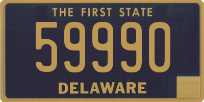 DE license plate 59990