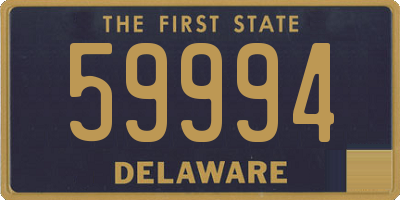 DE license plate 59994