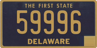 DE license plate 59996