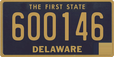DE license plate 600146