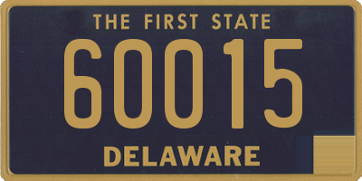 DE license plate 60015