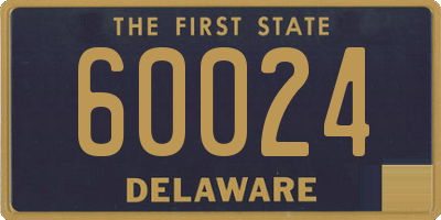 DE license plate 60024