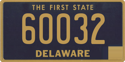 DE license plate 60032