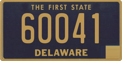 DE license plate 60041