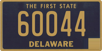 DE license plate 60044