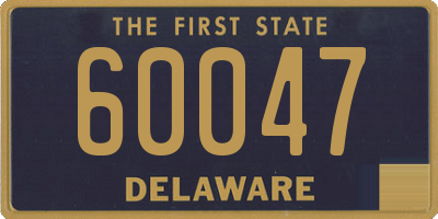 DE license plate 60047