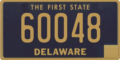 DE license plate 60048