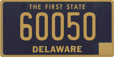 DE license plate 60050
