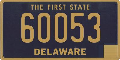 DE license plate 60053