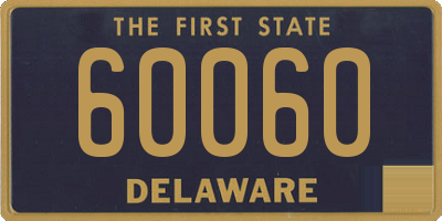 DE license plate 60060